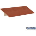 Sloping Hood - for 18" Wide - 18 Inch Deep Designer Wood Locker - 3 Wide by Salsbury - Image 3