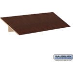 Sloping Hood - for 18" Wide - 18 Inch Deep Designer Wood Locker - 3 Wide by Salsbury - Image 5