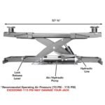 Atlas Platinum PVL14 4 Post Lift + RJ7000 Rolling Jacks ALI Certified Combo - Image 13