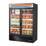 True Refrigeration GDM-49F-HC~TSL01_BL Freezer Merchandiser Two-section