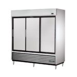 True Refrigeration TSD-69-HC Refrigerator Reach-in (3) Stainless Steel Sliding Doors