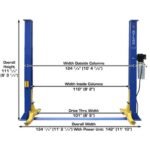 Atlas 9KBPX 9,000 lb Baseplate 2 Post Lift - Image 7