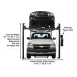Atlas Garage PRO8000EXT-L 8,000 lb Extra Tall/Extra Long 4-Post Lift - Image 4