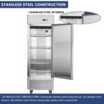 27"W Commercial Freezer 19 cu. ft. Single Solid Door Reach-In Freezer - Image 4