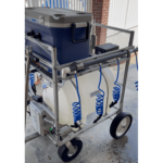 Wheelin Water WTH35 Team Trainer (35 GALLON) Water Hydration Cart - Image 2