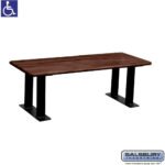 Wood ADA Locker Bench - 48" Wide by Salsbury