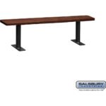 Wood Locker Bench - 72" - 9.5" Deep by Salsbury