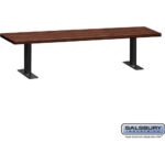 Wood Locker Bench - 84" - 14" Deep by Salsbury