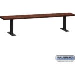 Wood Locker Bench - 96" - 9.5" Deep by Salsbury
