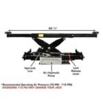 Atlas PX16A Scissor Alignment Lift and RJ8 Rolling Jack Combo - Image 16