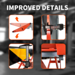 Katool KT-X90E 8,000 lb Mid Rise Scissor Lift - Electric Lock - Image 3