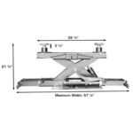 Atlas Platinum PVL14 4 Post Lift + RJ7000 Rolling Jacks ALI Certified Combo - Image 14
