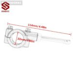 0-23MM Kickstand Nose Motorcycle Side Stand Extension Kit Foot Pedal Assistant - Image 4
