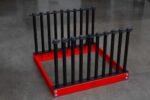 Equalizer® EWR918 9-Slot Windshield Rack with 18" Masts – Durable Steel Construction, LiteLock™ Stability, Weather-Resistant, Made in USA for Safe Windshield Transport