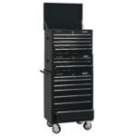 Draper Combined Roller Cabinet & Tool Chest, 15 Drawer, 26", - DTKCTCB