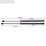 1 Pair Front Engine Cover Bonnet Hood Shock Lift Struts Bar Support Acura MDX - Image 5
