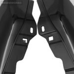 1 Pair Heat Shield Mid-Frame Air Deflector Trim Harley Touring Electra Street - Image 6