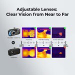 TOPDON TS001 Long-Focus Android Thermal Imager, 256x192 IR Resolution, 25Hz Frame Rate, Adjustable 9mm Lens, -20°C to 550°C, High-Precision Temperature Detection, PCB, Auto Repair & Building Inspection - Image 2