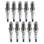 10pcs Iridium Spark Plug Toyota Avensis Solara Camry RAV4 Avalon Sienna Audi A6