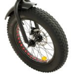 Ecotric 48V Portable and Folding Fat Ebike with LCD Display - Matt Black - Image 6