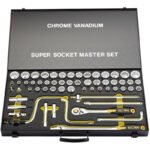 Draper Metric, Whitworth & Imperial Socket Set, 1/2" Square Drive