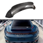 Porsche 911 (992) Carbon Fiber Rear Spoiler – Dry Carbon Ducktail Trunk Wing Upgrade