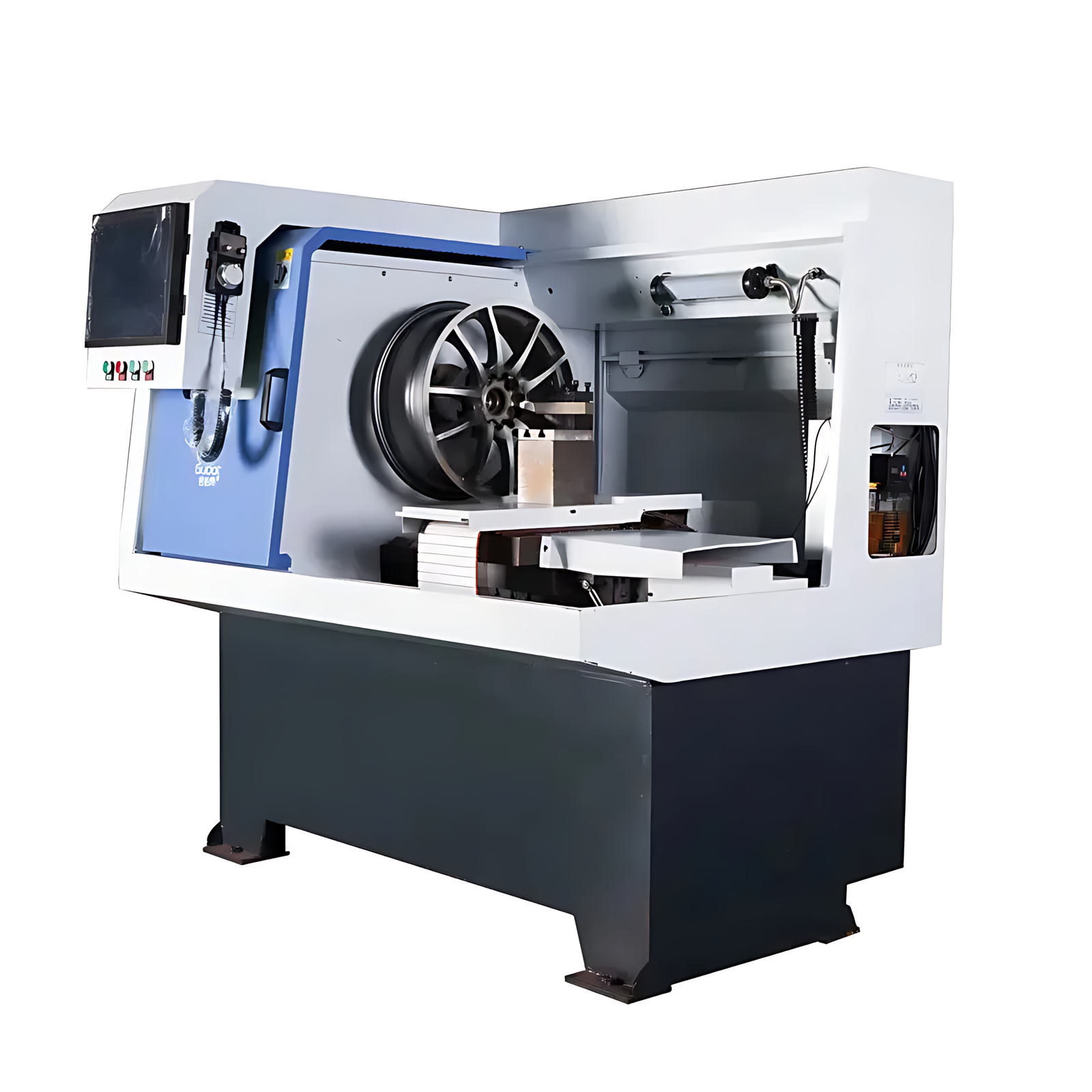 1_9b837507-4b79-48bf-a758-9431af820be1 Automatic Alloy Wheel CNC Lathe – 24" Rim Repair & Diamond Cutting Machine, 5.5 kW, 2000 RPM - Image 1