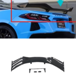 Carbon Fiber Rear Trunk Wing Lip for Corvette C8 Stingray (2020–2021) – Add Instant Track-Ready Style