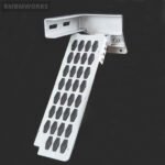 2/4-Door Adjustable Left Foot Rest Pedal Brake Pedal Clutch Jeep Wrangler JK - Image 3