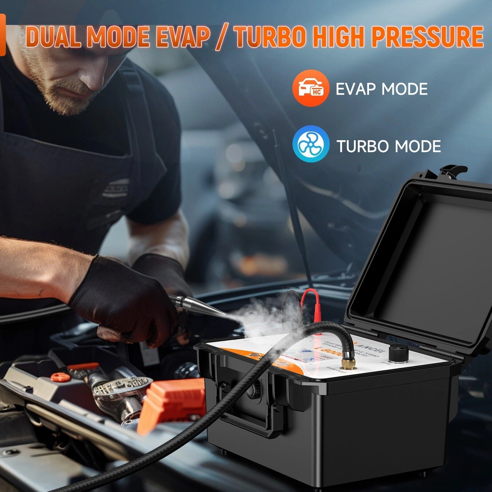 ANCEL L8000 EVAP Turbo Smoke Machine Dual Mode Leak Tester Diagnostic Tool - Image 4