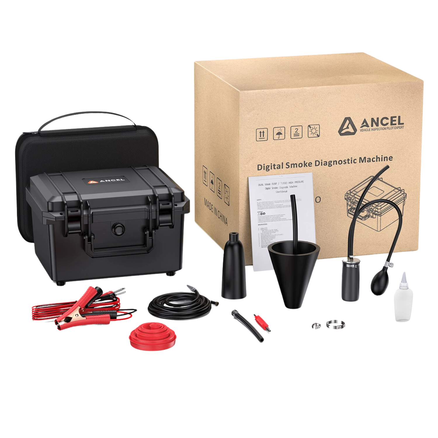 ANCEL L8000 EVAP Turbo Smoke Machine Dual Mode Leak Tester Diagnostic Tool - Image 1