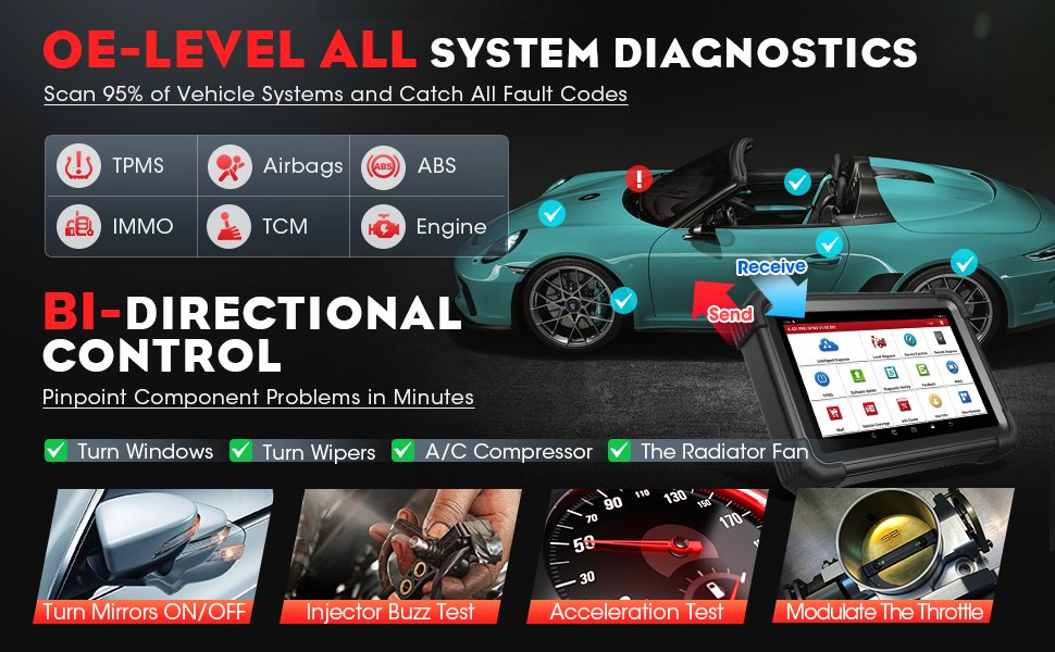 LAUNCH X431 IMMO ELITE All System Diagnostics