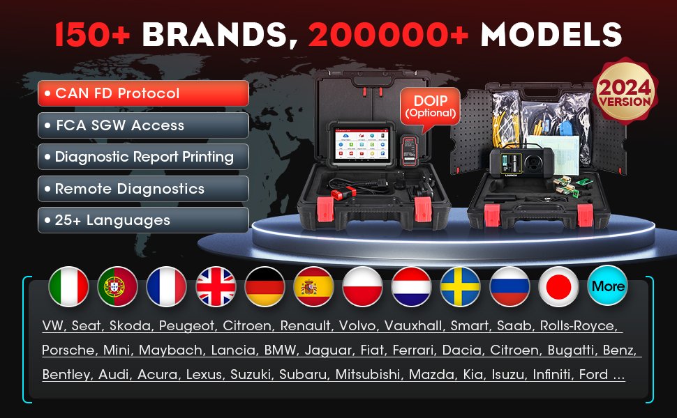 LAUNCH X431 IMMO ELITE Global Vehicle Coverage