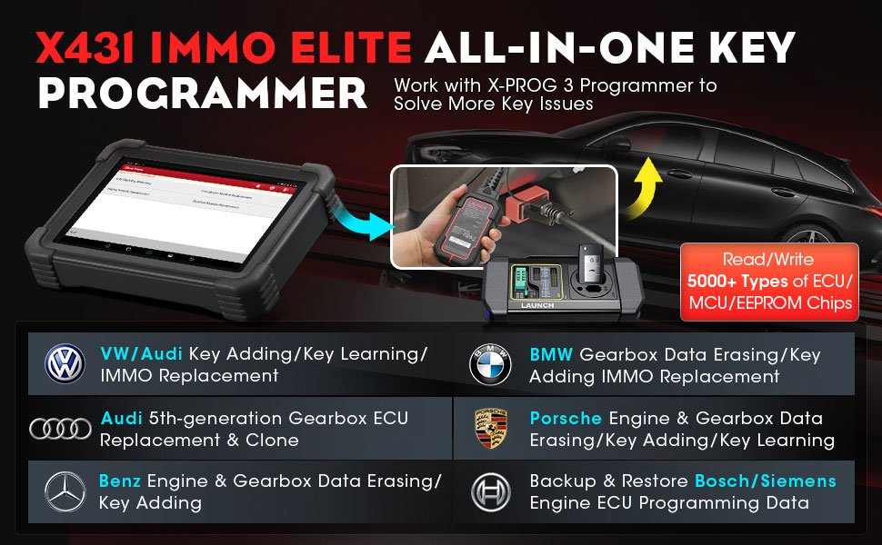 LAUNCH X431 PROG 3 Key Programmer