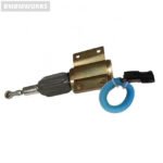 24V Fuel Shutoff Solenoid Valve John Deere 120 160LC 200LC 230LC 270LC 670C 672C - Image 2