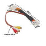 28 Pin Av Video Audio Cable Lexus Touch 2 and Entune Monitors Renault&da