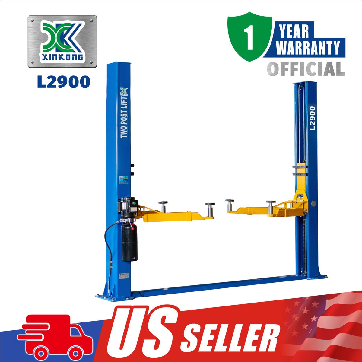 2900-1 XK L2900 Two Post 9000LB Capacity Car Lift Auto Truck Hoist Industry Leading 220V or 110V FREE SHIPPING - Image 1