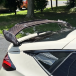 Red Carbon Fiber MD-Style Rear Spoiler Wing for Honda Civic Type R FL5 (2022+) – Aggressive Performance Look - Image 2