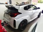 Toyota GR Yaris (2020+) Carbon or Forged Carbon T-Style Roof Spoiler — Rally Legacy in Lightweight Form