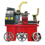 CNC Alloy Wheel Repair Lathe – 28″ Cap, Touchscreen PC, Auto Profile Cutting