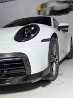 Porsche 911 992 Carbon Fiber Bras-Style Body Kit | Front & Rear Bumpers, Diffuser, Spoiler Upgrade (2020+) - Image 3