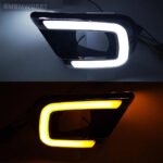2pcs Daytime Running Light Fog Lamp Hole Turn Signal DRL Dodge Journey FIAT - Image 6