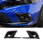 2pcs Front Fog Light Lamp Cover Trim Bumper Protector Honda Civic 11Th Gen 2022 - Image 5