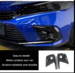 2pcs Front Fog Light Lamp Cover Trim Bumper Protector Honda Civic 11Th Gen 2022 - Image 6