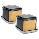 2pcs Fuel Filter John Deere 20 30 40 50 55 Series Tractor w/ Transparent Bowl