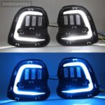 2pcs LED Daytime Running Lights Turn Signal Fog Lamp Chevrolet Cavalier 2016-19 - Image 6