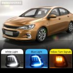 2pcs LED Daytime Running Lights Turn Signal Fog Lamp Chevrolet Cavalier 2016-19 - Image 3
