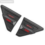 2pcs Matte Black Side Vent Cover  Toyota Hilux REVO 2015-2020 - Image 4