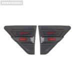 2pcs Matte Black Side Vent Cover  Toyota Hilux REVO 2015-2020 - Image 2