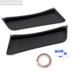 2pcs Rear Side Fender Door Scoops Plate Cover Trim Ford Mustang 2018-2022 - Image 5